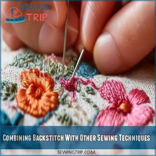 Combining Backstitch With Other Sewing Techniques