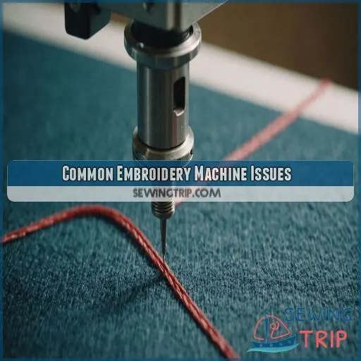 Common Embroidery Machine Issues