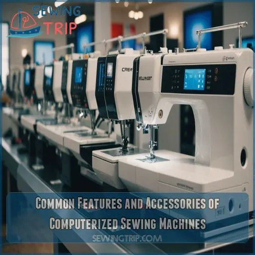 Common Features and Accessories of Computerized Sewing Machines