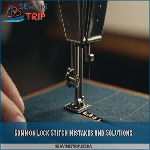 Common Lock Stitch Mistakes and Solutions Common Lock Stitch Mistakes and Solutions