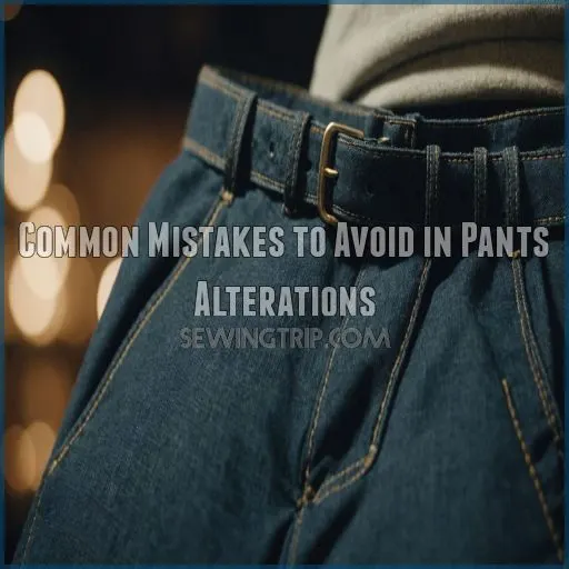 Common Mistakes to Avoid in Pants Alterations