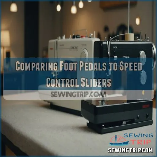 Comparing Foot Pedals to Speed Control Sliders