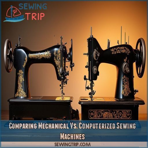 Comparing Mechanical Vs. Computerized Sewing Machines Comparing Mechanical Vs. Computerized Sewing Machines