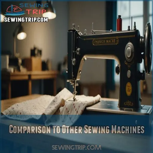 Comparison to Other Sewing Machines