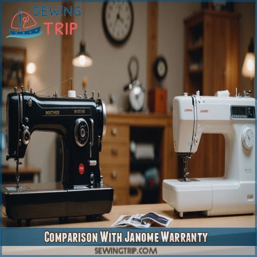 Comparison With Janome Warranty Comparison With Janome Warranty