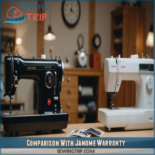 Comparison With Janome Warranty