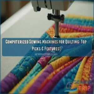 Computerized sewing machines for quilting