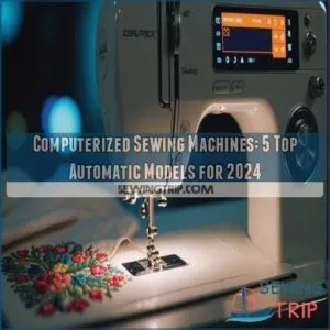 Computerized sewing machines with automatic functions