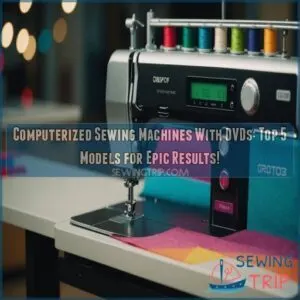 Computerized sewing machines with instructional DVD