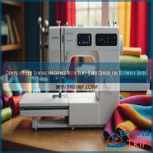 Computerized sewing machines with semi hard cover