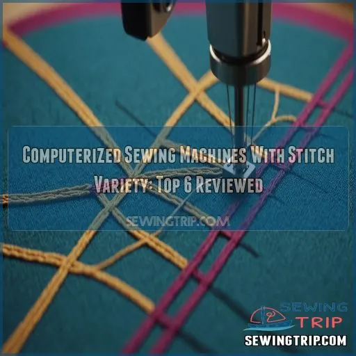 Computerized sewing machines with stitch variety