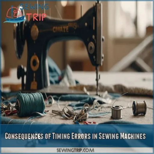 Consequences of Timing Errors in Sewing Machines