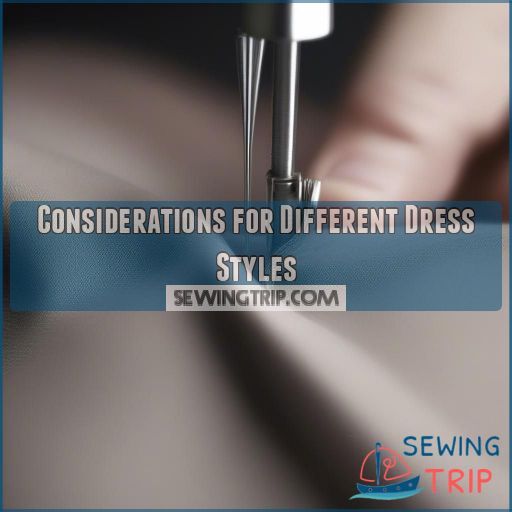 Considerations for Different Dress Styles Considerations for Different Dress Styles