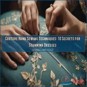 Couture hand sewing techniques for dresses