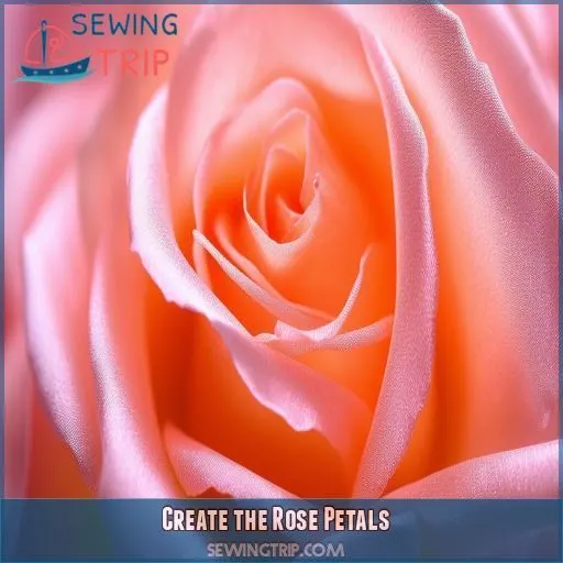 Create the Rose Petals