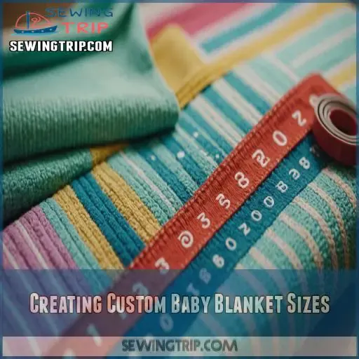 Creating Custom Baby Blanket Sizes