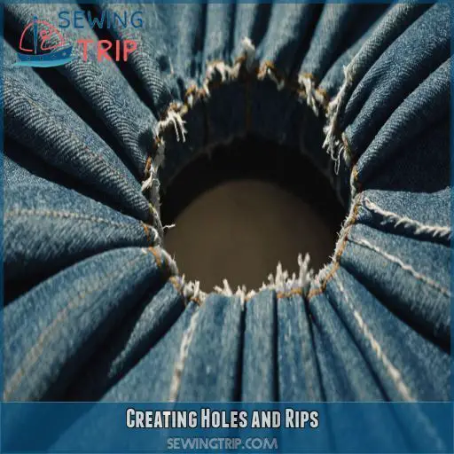 Creating Holes and Rips Creating Holes and Rips
