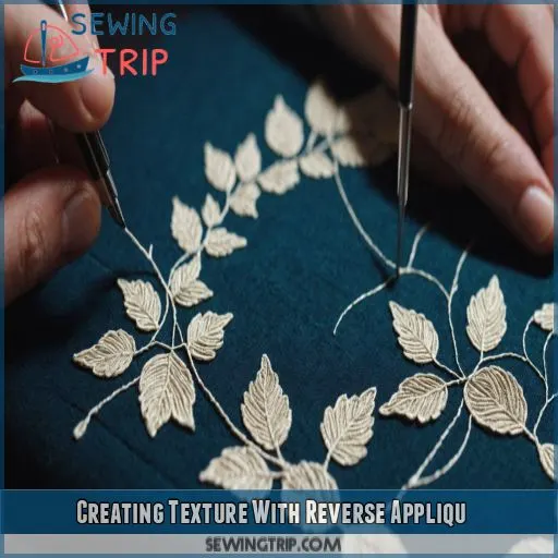 Creating Texture With Reverse Appliqué