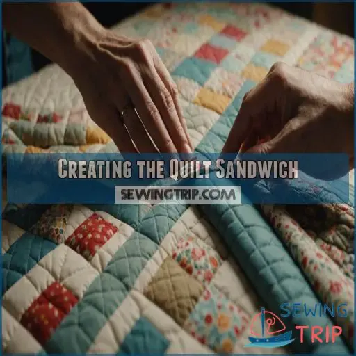 Creating the Quilt Sandwich