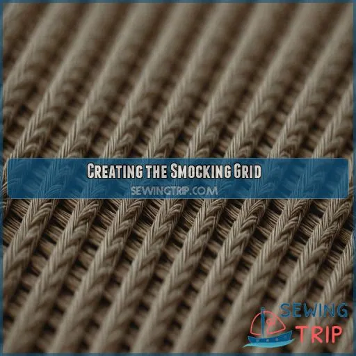 Creating the Smocking Grid