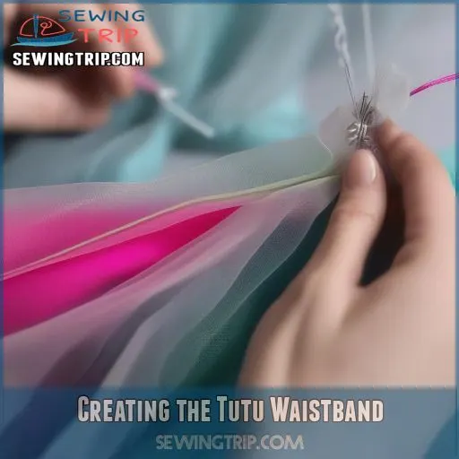 Creating the Tutu Waistband