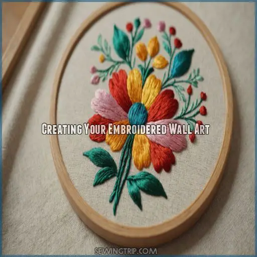 Creating Your Embroidered Wall Art