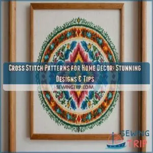 Cross stitch patterns for home decor