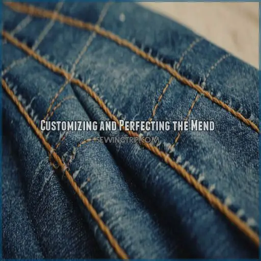 Customizing and Perfecting the Mend Customizing and Perfecting the Mend