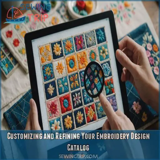 Customizing and Refining Your Embroidery Design Catalog