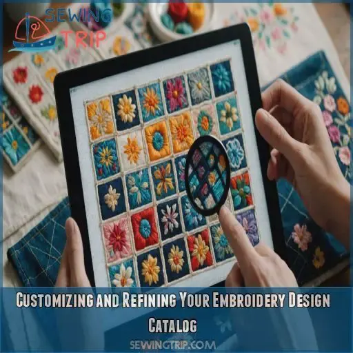 Customizing and Refining Your Embroidery Design Catalog