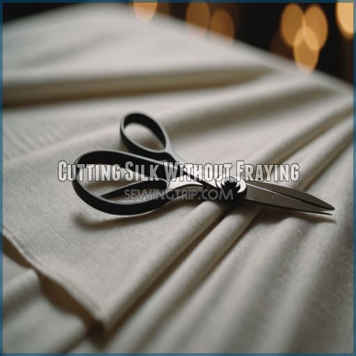 Cutting Silk Without Fraying Cutting Silk Without Fraying