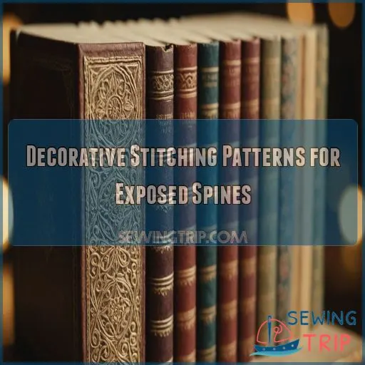 Decorative Stitching Patterns for Exposed Spines