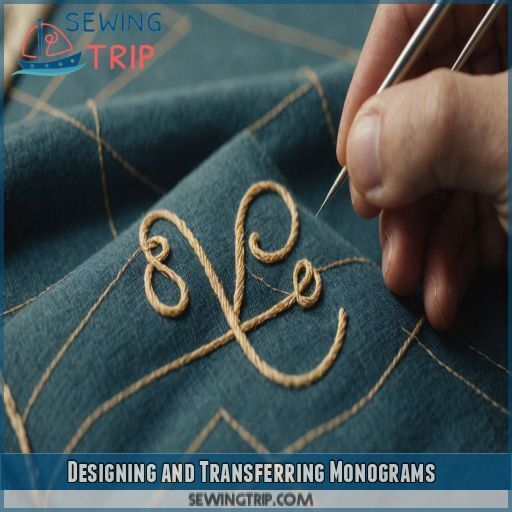 Designing and Transferring Monograms Designing and Transferring Monograms
