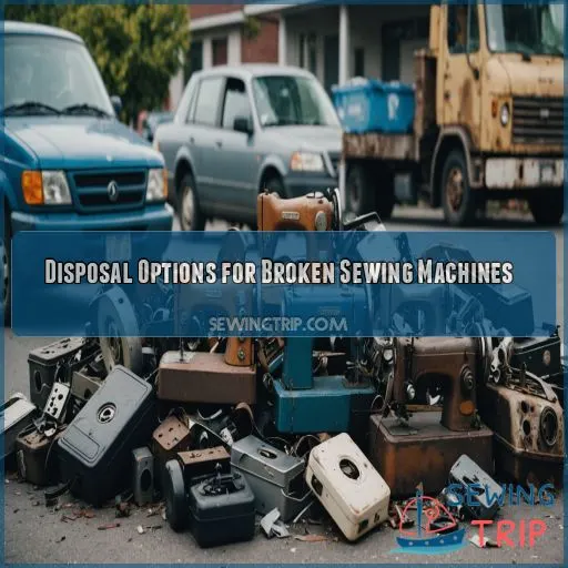 Disposal Options for Broken Sewing Machines