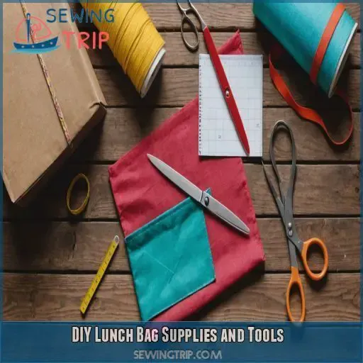 DIY Lunch Bag Supplies and Tools