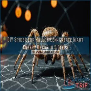 diy spider for halloween