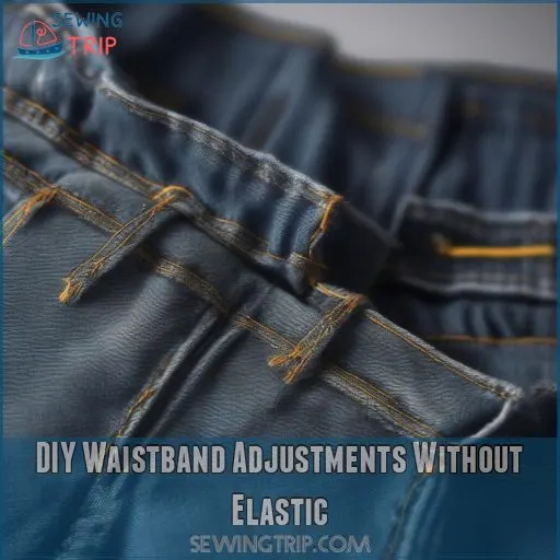 DIY Waistband Adjustments Without Elastic