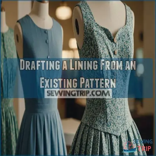 Drafting a Lining From an Existing Pattern