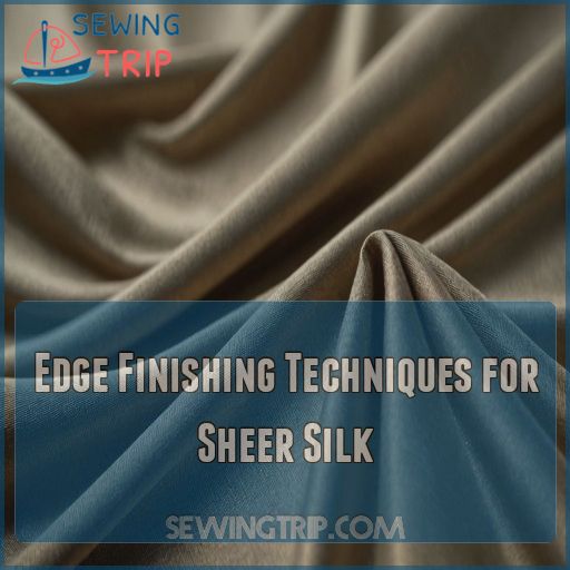 Edge Finishing Techniques for Sheer Silk