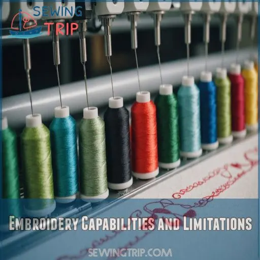 Embroidery Capabilities and Limitations