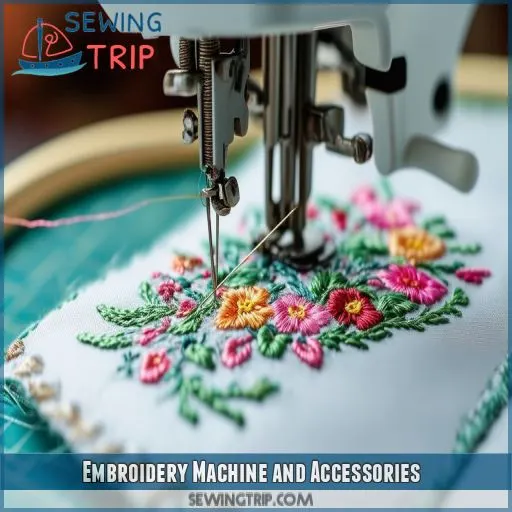 Embroidery Machine and Accessories