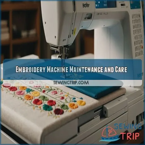 Embroidery Machine Maintenance and Care