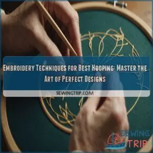 embroidery techniques for best hooping