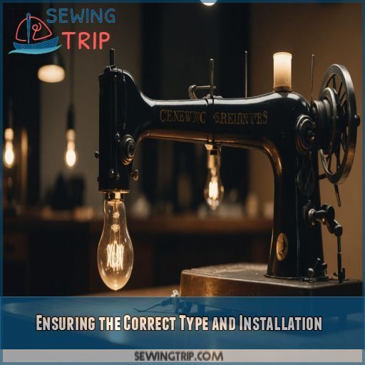 Ensuring the Correct Type and Installation Ensuring the Correct Type and Installation