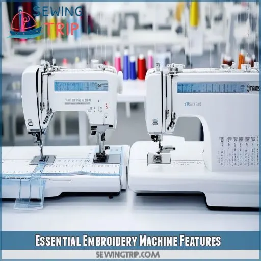 Essential Embroidery Machine Features