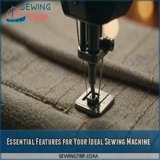 Essential Features for Your Ideal Sewing Machine