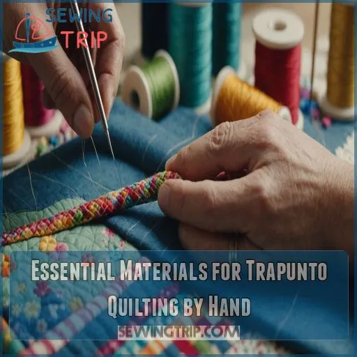 Essential Materials for Trapunto Quilting by Hand