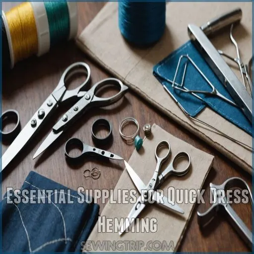 Essential Supplies for Quick Dress Hemming