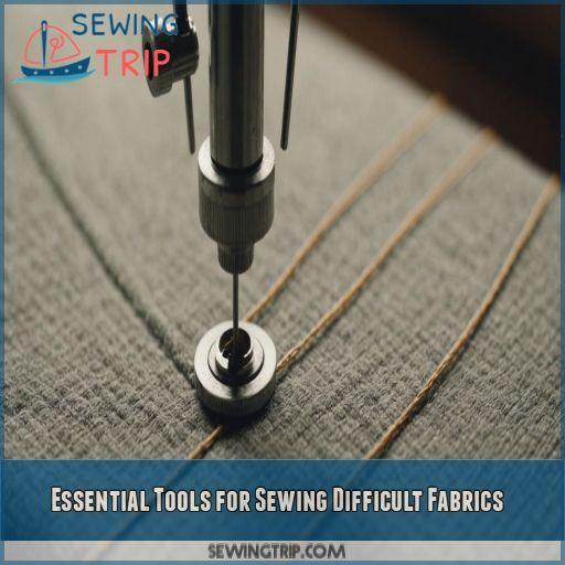 Essential Tools for Sewing Difficult Fabrics