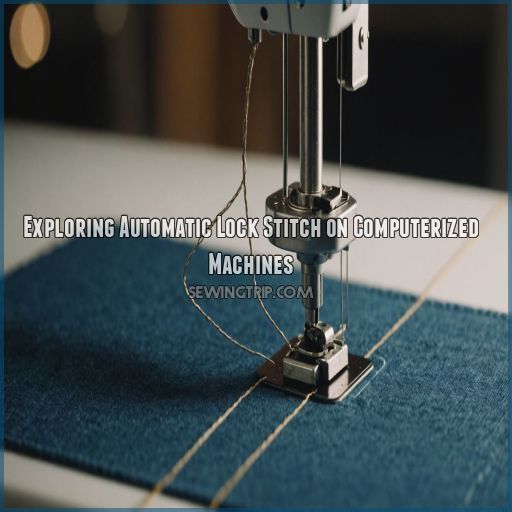 Exploring Automatic Lock Stitch on Computerized Machines Exploring Automatic Lock Stitch on Computerized Machines